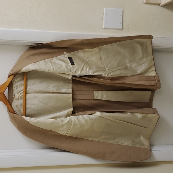True vintage Bill Blass mens tan blazer - Picture 8 of 13
